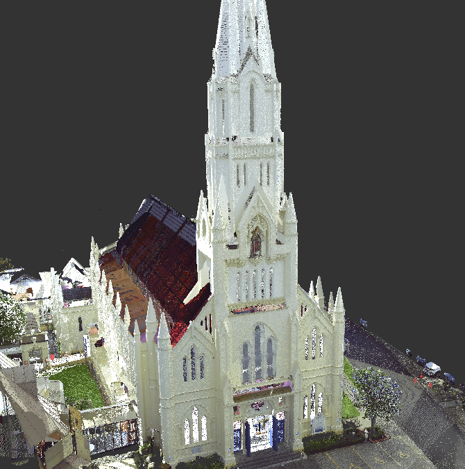 Cathedral, Palmerston North – Building Scans For Earthquake Strengthening